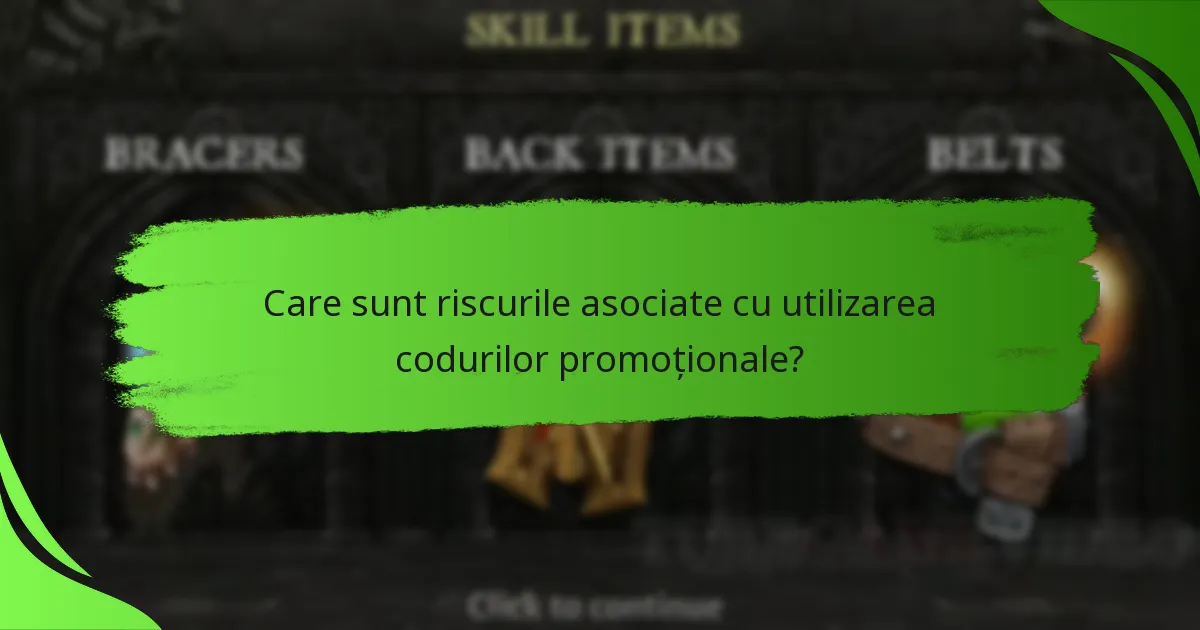 Care sunt riscurile asociate cu utilizarea codurilor promoționale?