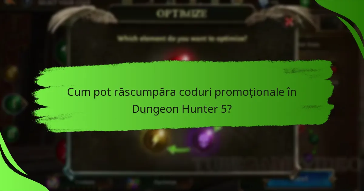 Cum pot răscumpăra coduri promoționale în Dungeon Hunter 5?