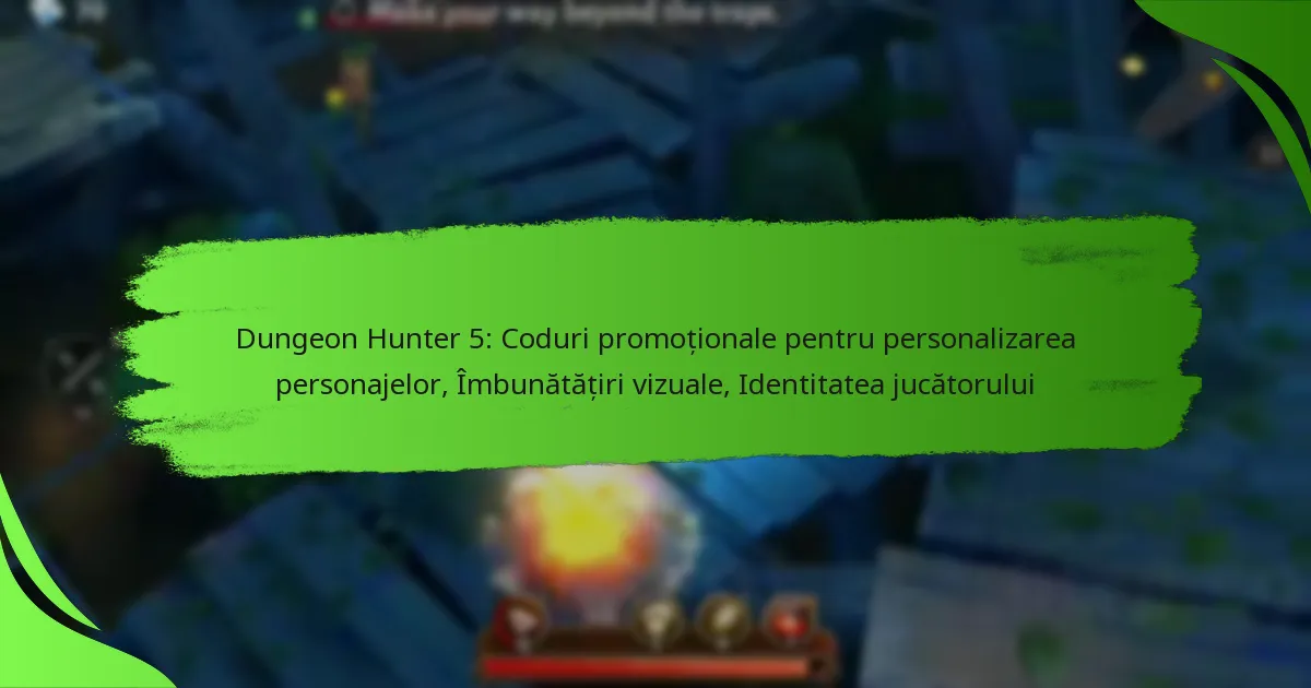 Dungeon Hunter 5: Coduri promoționale pentru personalizarea personajelor, Îmbunătățiri vizuale, Identitatea jucătorului